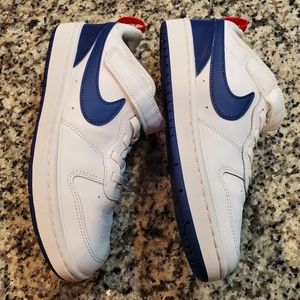 Nike Court Borough Low PS (KIDS) 'White Deep Royal'